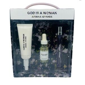 Ariana Grande God Is A Woman Skincare Trio - White and Pink